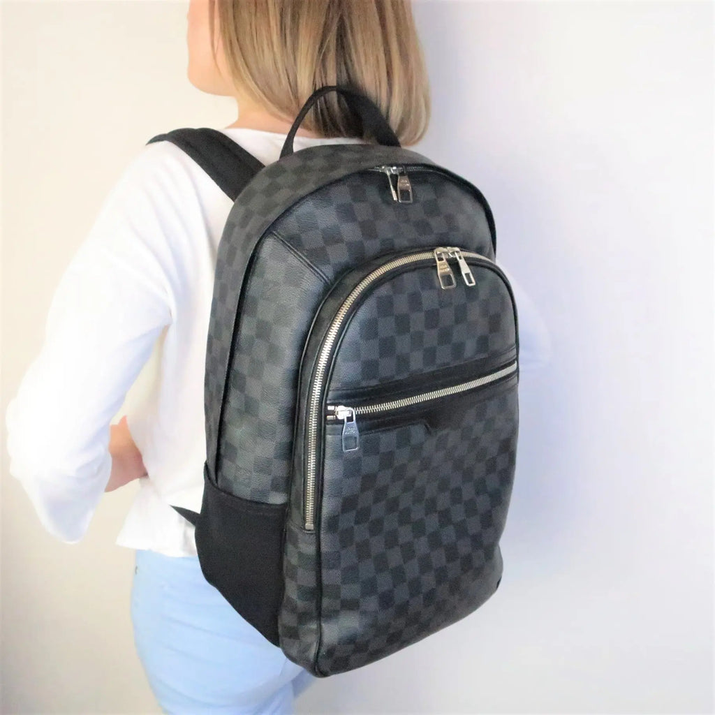 graphite canvas backpack louis