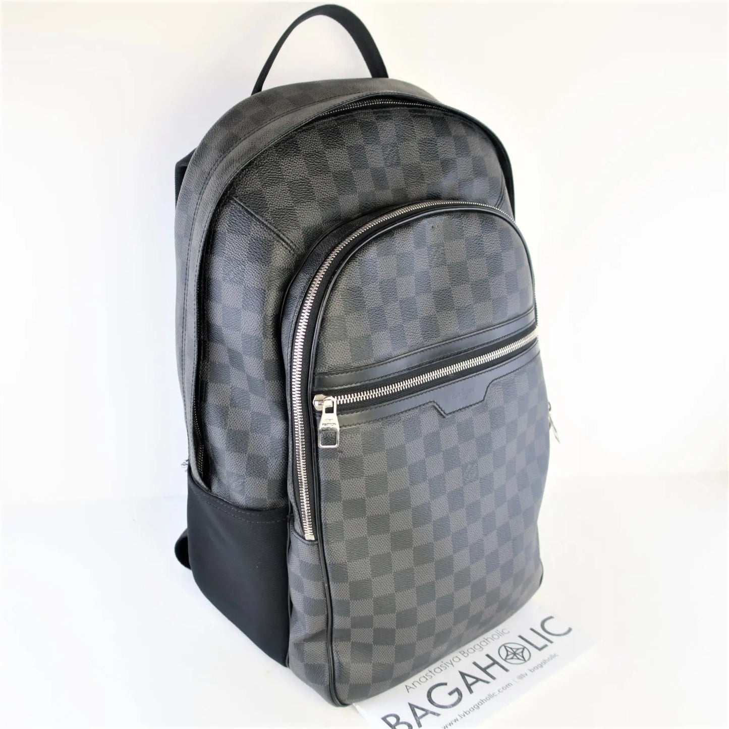 louis vuitton backpack michael nm damier graphite noir Louis Vuitton Damier Graphite Michael Backpack – Bagaholic