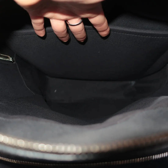 Michael backpack cloth bag Louis Vuitton Black in Cloth - 35752531