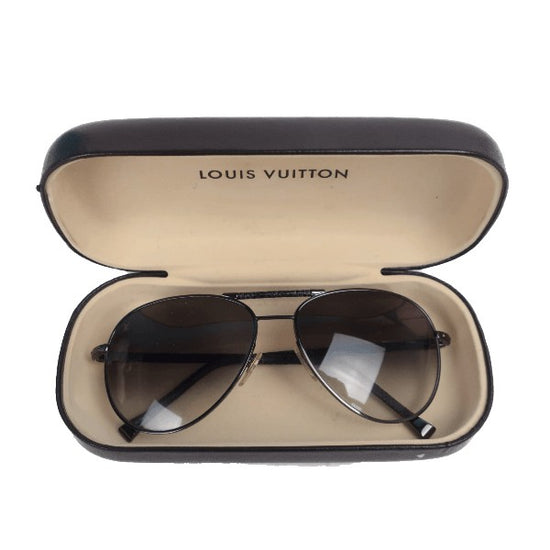 Louis Vuitton Louis Vuitton Damier Graphite Gunmetal Conspiration Pilote Sunglasses LVBagaholic