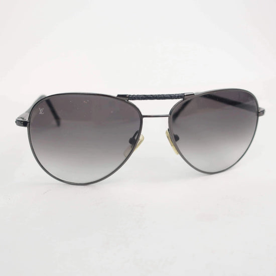 Louis Vuitton Louis Vuitton Damier Graphite Gunmetal Conspiration Pilote Sunglasses LVBagaholic