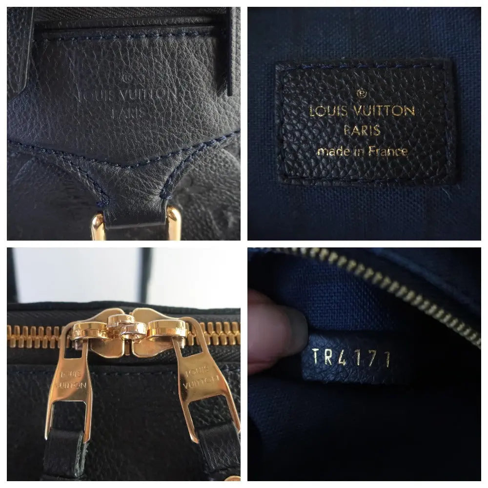 Louis Vuitton Lumineuse Dorado Azul marino