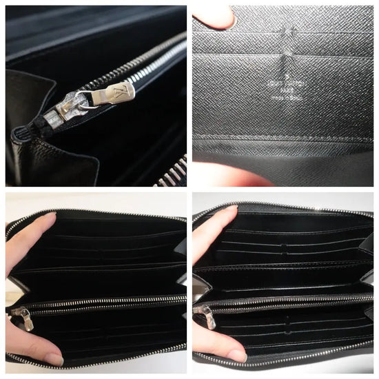 Louis Vuitton Louis Vuitton Epi Electric Leather Black Zippy wallet LVBagaholic