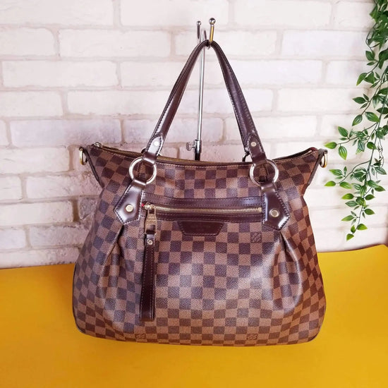 Louis Vuitton Louis Vuitton Evora MM Damier Ebene Bag LVBagaholic