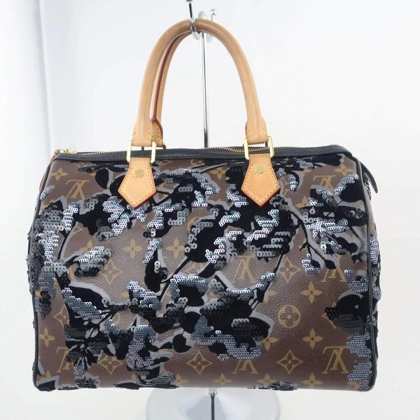 Louis Vuitton, Bags, Flash Sale Louis Vuitton Fleur De Jais Speedy 3 Bag
