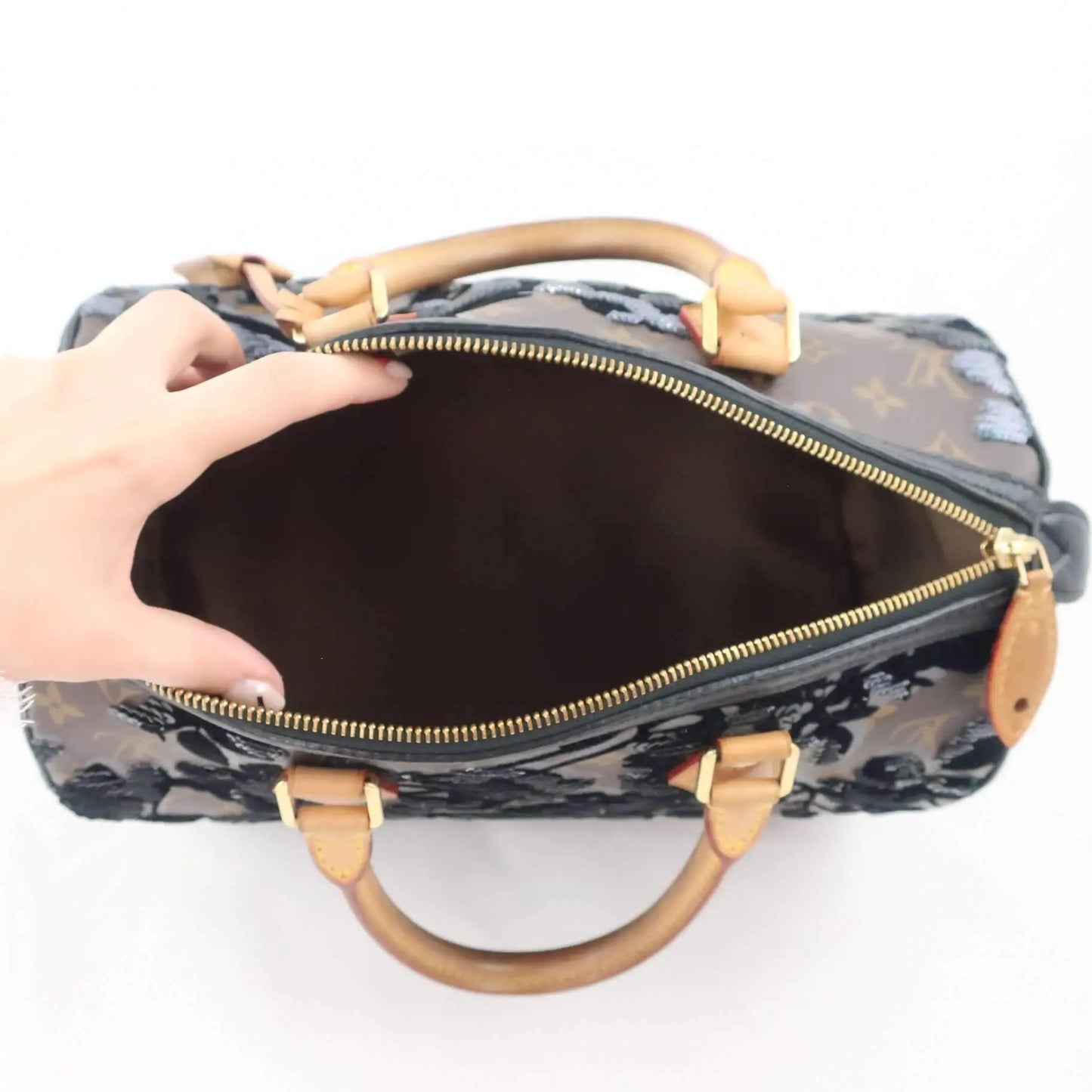 Limited Edition Louis VuittonFleur de Jais Speedy 30 Handbag – Fancy Lux