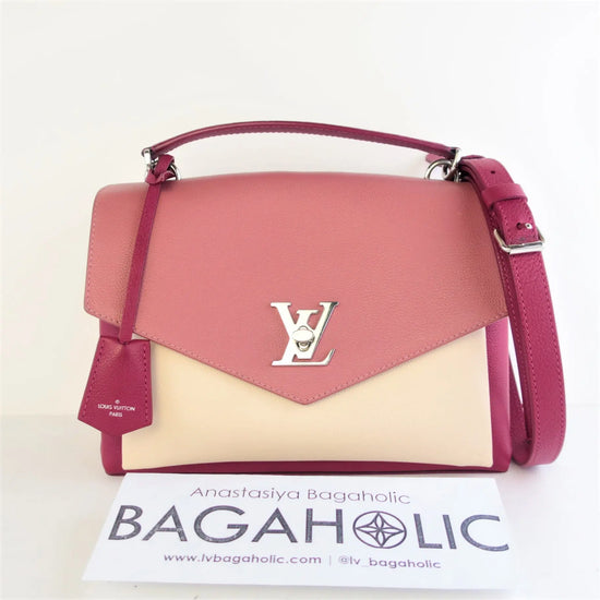 Louis Vuitton Fuchsia/Pink Pebbled Leather Mylockme Bag – Bagaholic