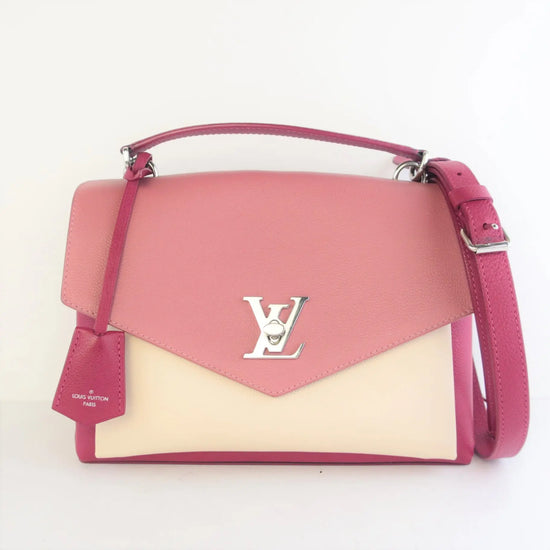 Load image into Gallery viewer, Louis Vuitton Louis Vuitton Fuchsia/Pink Pebbled Leather Mylockme Bag LVBagaholic
