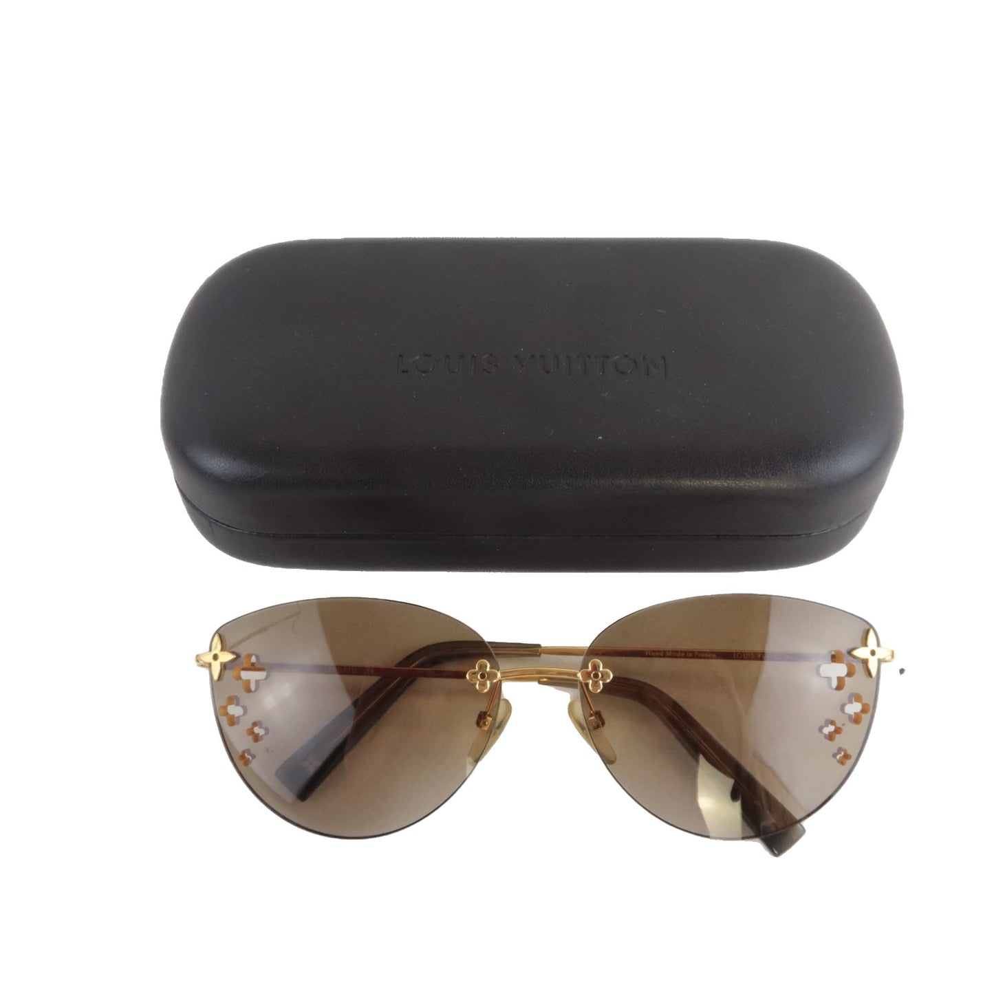 Louis Vuitton Goldtone Desmayo CatEye Sunglasses – Bagaholic