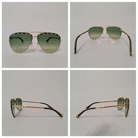Load image into Gallery viewer, Louis Vuitton Louis Vuitton Green Olive Party Sunglasses (743) LVBagaholic
