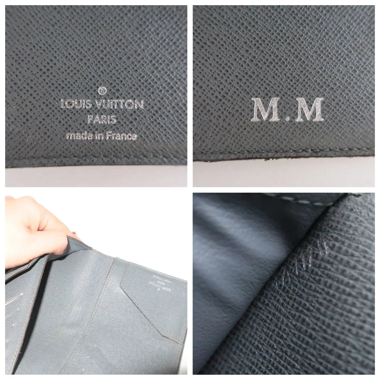 Louis Vuitton Louis Vuitton Grey Taiga Leather Bifold Long Wallet LVBagaholic