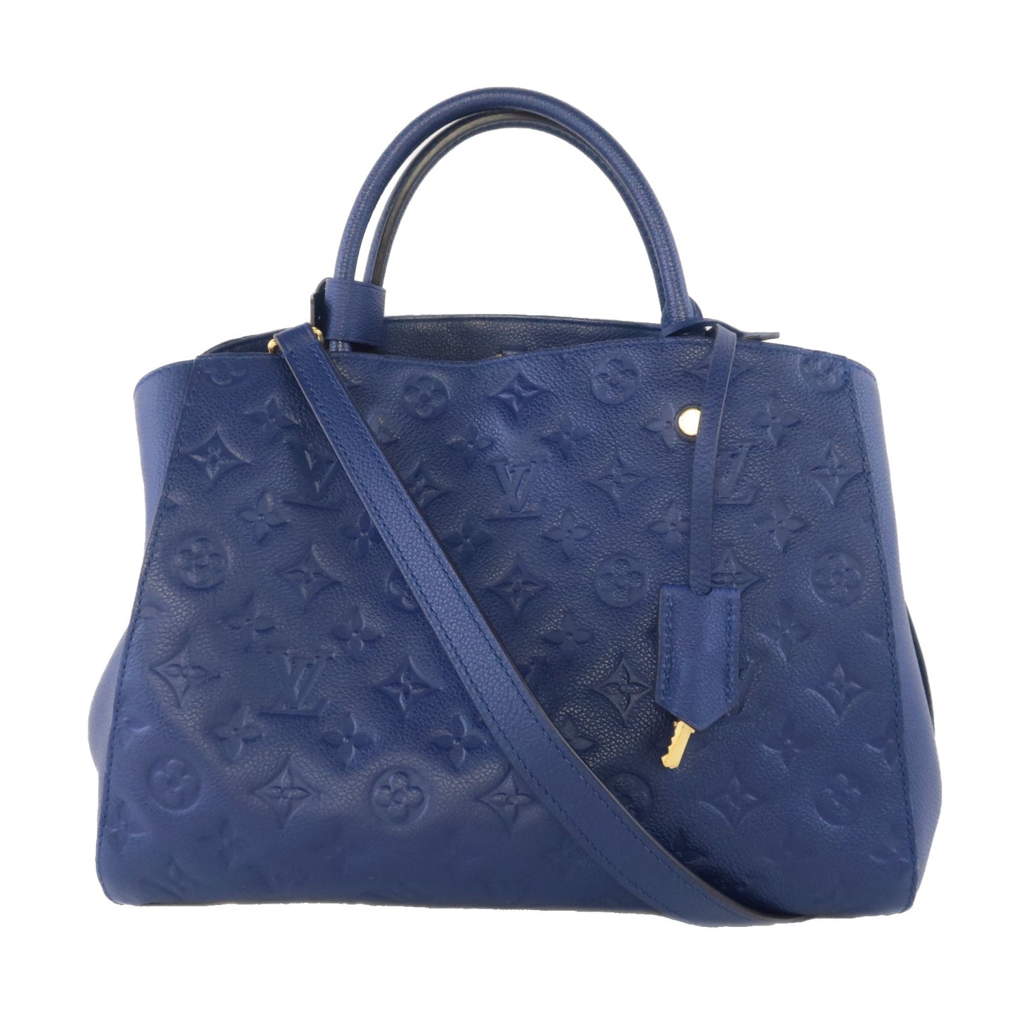 Louis Vuitton Iris Blue Empreinte Montaigne MM bag – Bagaholic
