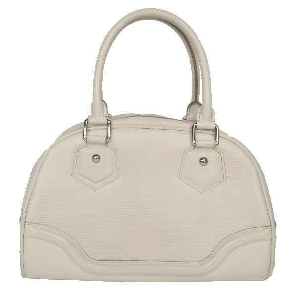 Louis Vuitton Montaigne Bowling Bag White Epi Leather Large Size