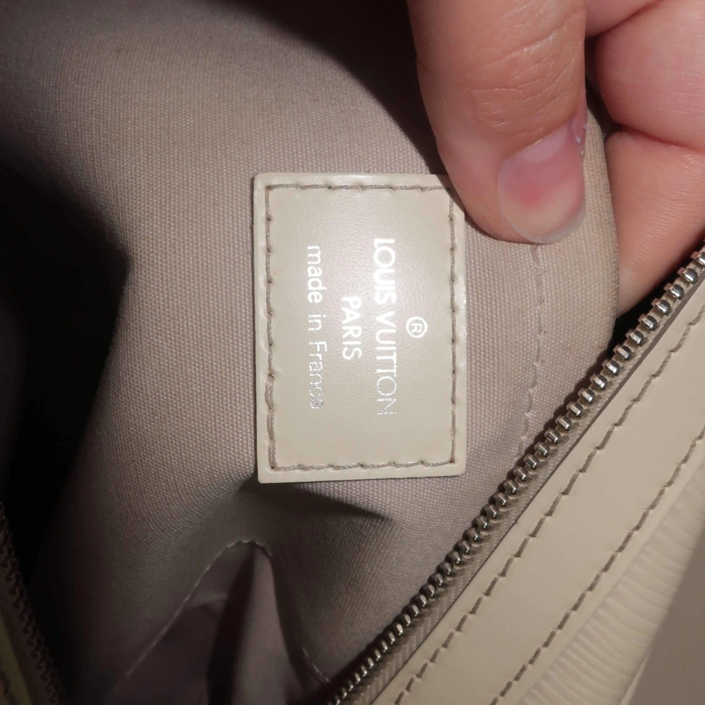 Louis Vuitton Ivory Epi Montaigne PM Bowling Bag – Bagaholic