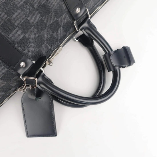 Louis Vuitton Louis Vuitton Keepall 45 Bandouliere Damier Graphite Bag LVBagaholic