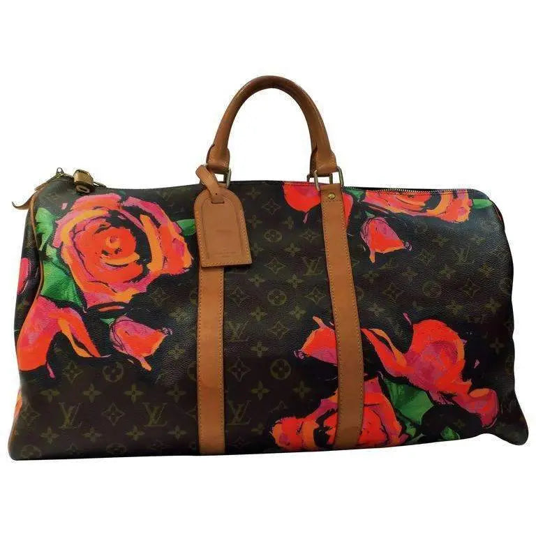 Louis Vuitton Louis Vuitton Keepall 45 Roses Stephen Sprouse Bag LVBagaholic