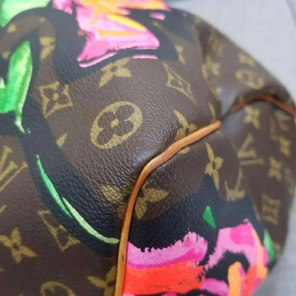 Louis Vuitton Louis Vuitton Keepall 45 Roses Stephen Sprouse Bag LVBagaholic