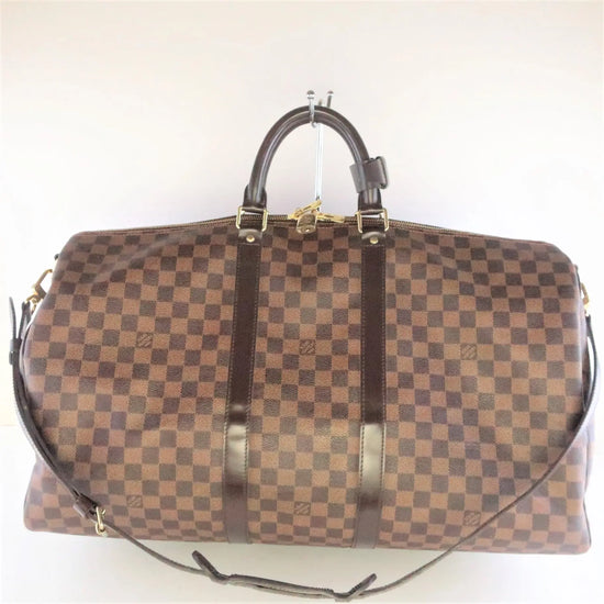 Load image into Gallery viewer, Louis Vuitton Louis Vuitton Keepall 55 Bandouliere Damier Ebene Bag LVBagaholic
