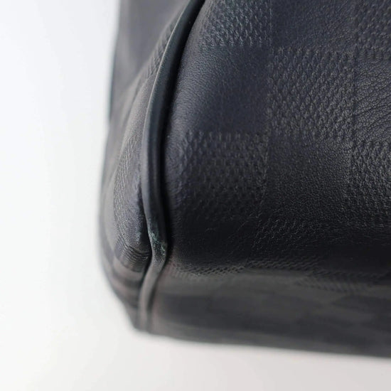 Cargar imagen en el visor de la galería, Louis Vuitton Louis Vuitton Keepall 55 Damier Graphite Infini Black Leather Bag LVBagaholic
