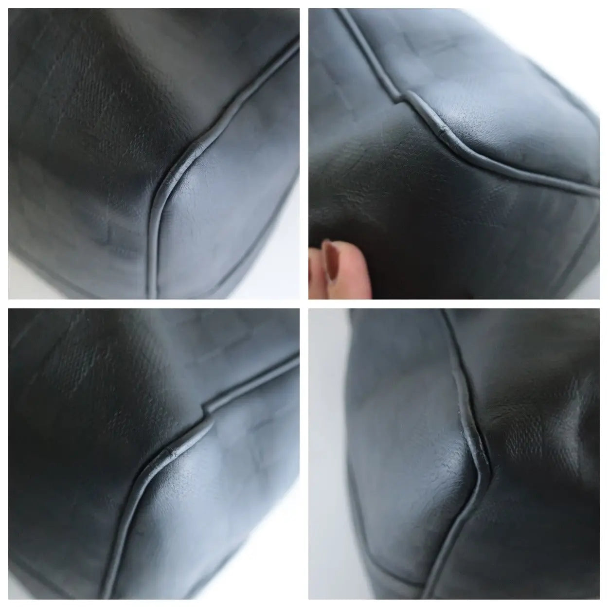 Louis Vuitton Keepall 55 Damier Graphite Black Leather Bag – Bagaholic