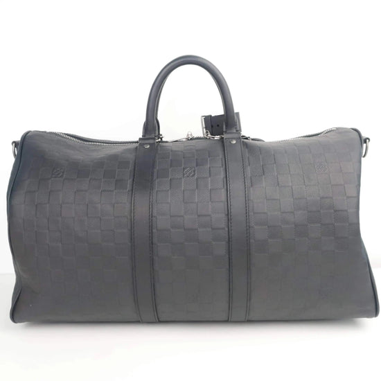 Louis Vuitton Keepall 55 Bandouliere Damier Graphite – Bagaholic