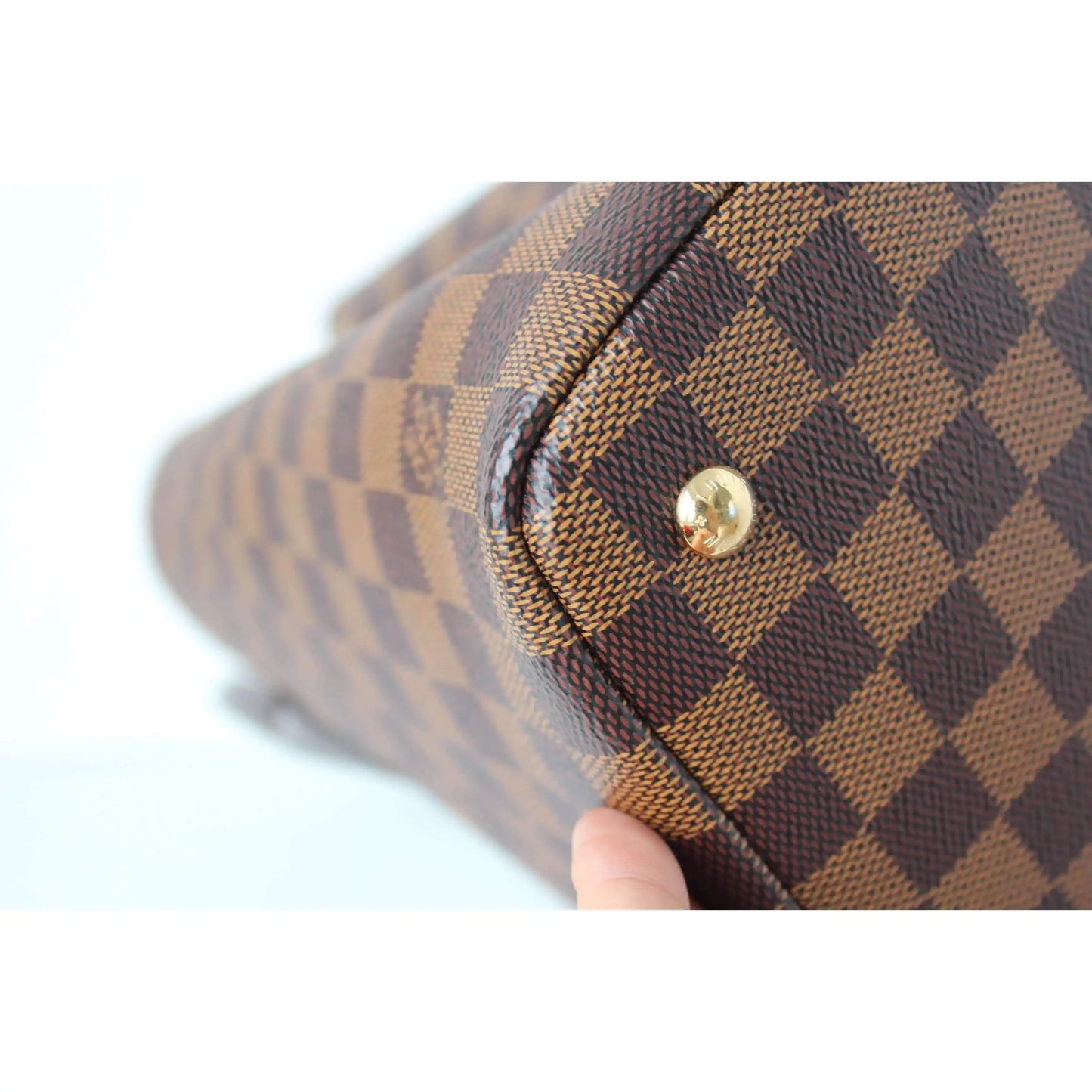Louis Vuitton Damier Ebene Kensington Tote - Brown Handle Bags, Handbags -  LOU812197
