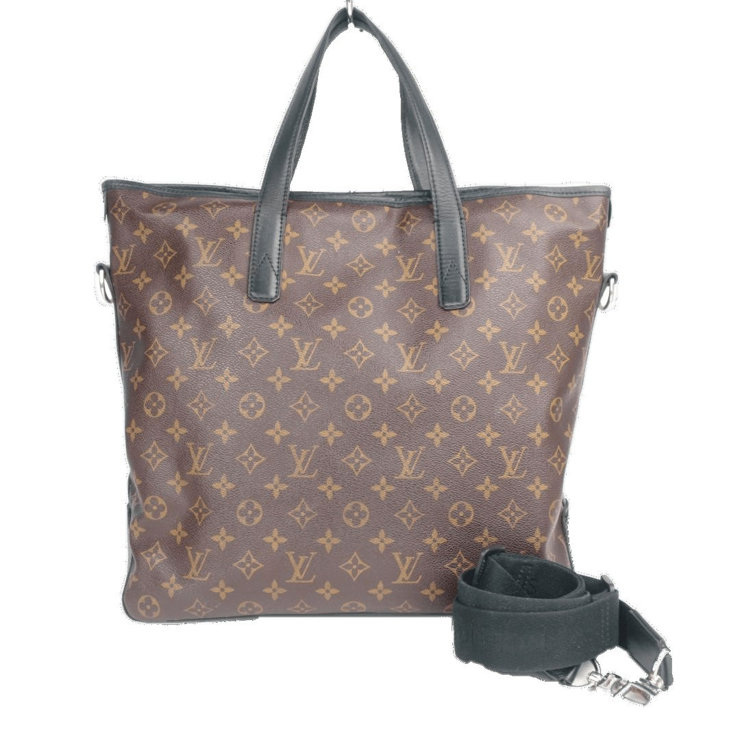Shop Louis Vuitton MONOGRAM MACASSAR Monogram Canvas Bi-color Leather Crossbody  Bag Logo (M46327) by Ravie