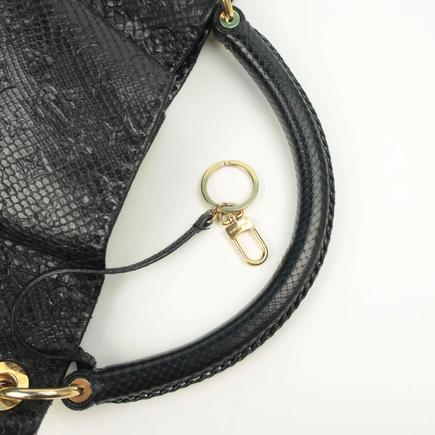 Cargar imagen en el visor de la galería, Louis Vuitton Louis Vuitton Limited Edition Artsy MM Noir Python Bag LVBagaholic
