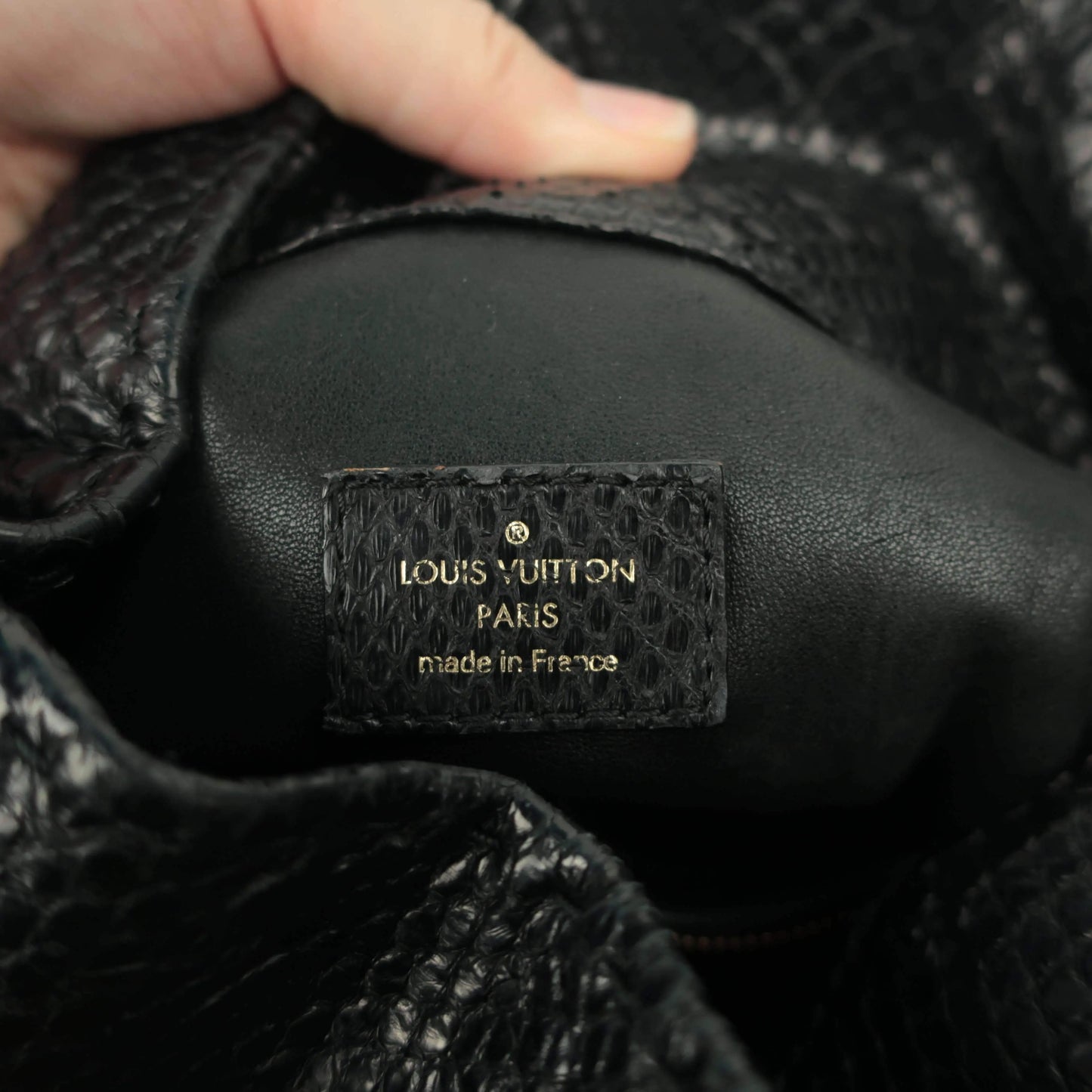 Louis Vuitton Louis Vuitton Limited Edition Artsy MM Noir Python Bag LVBagaholic