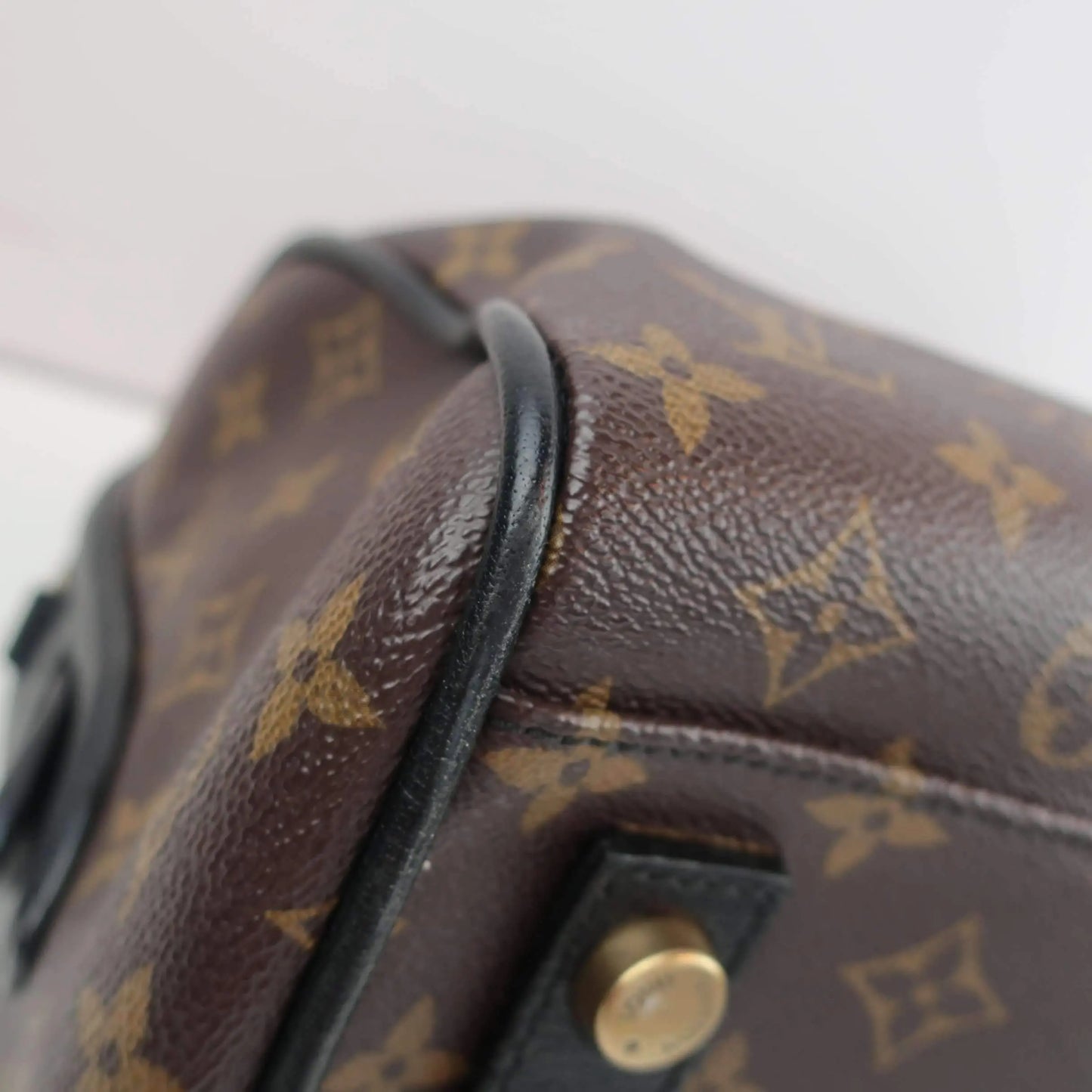 Louis Vuitton Limited Edition Black Monogram Canvas Golden Arrow Speedy Bag  - Yoogi's Closet