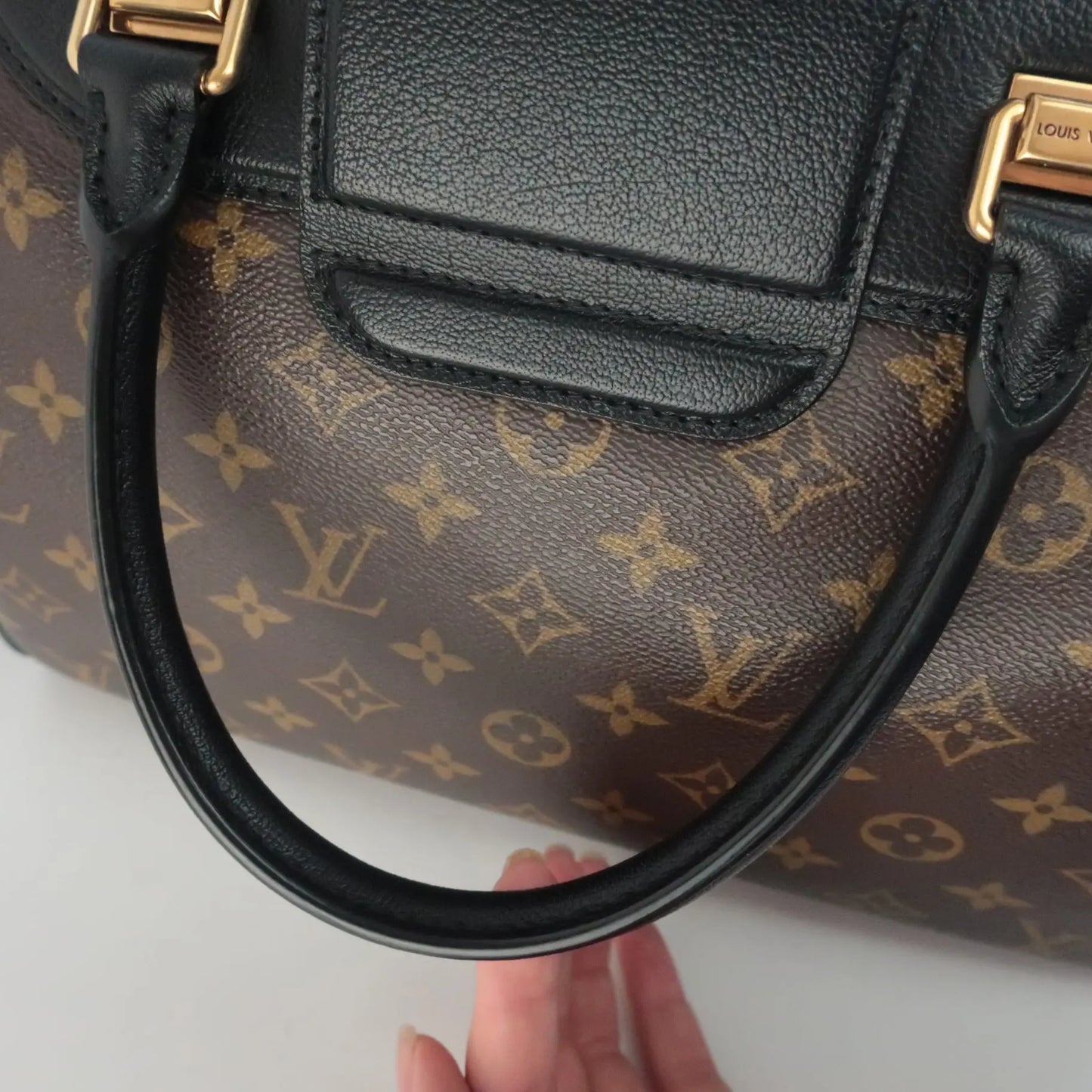 Louis Vuitton Limited Edition Black Monogram Canvas Golden Arrow Speedy Bag  - ShopperBoard