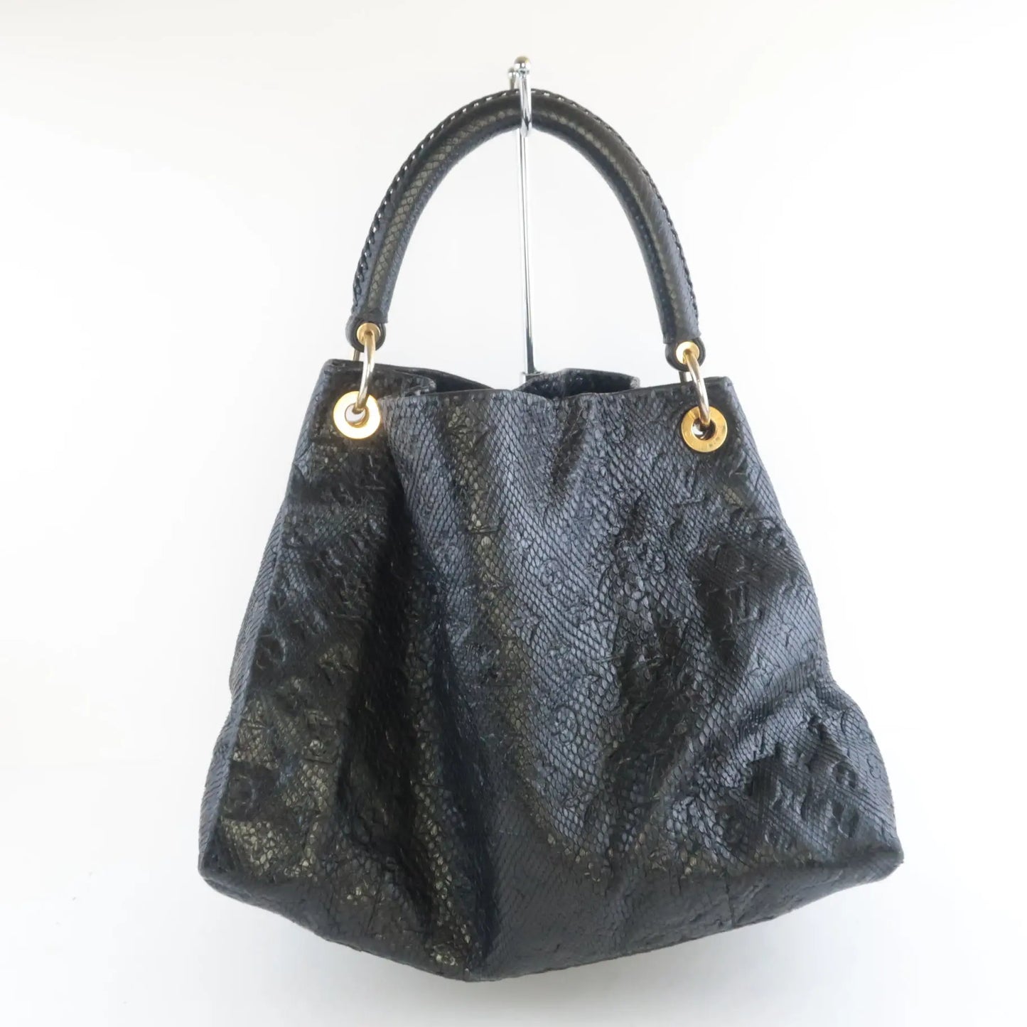 Louis Vuitton Noir Python Limited Edition Artsy MM Bag Louis