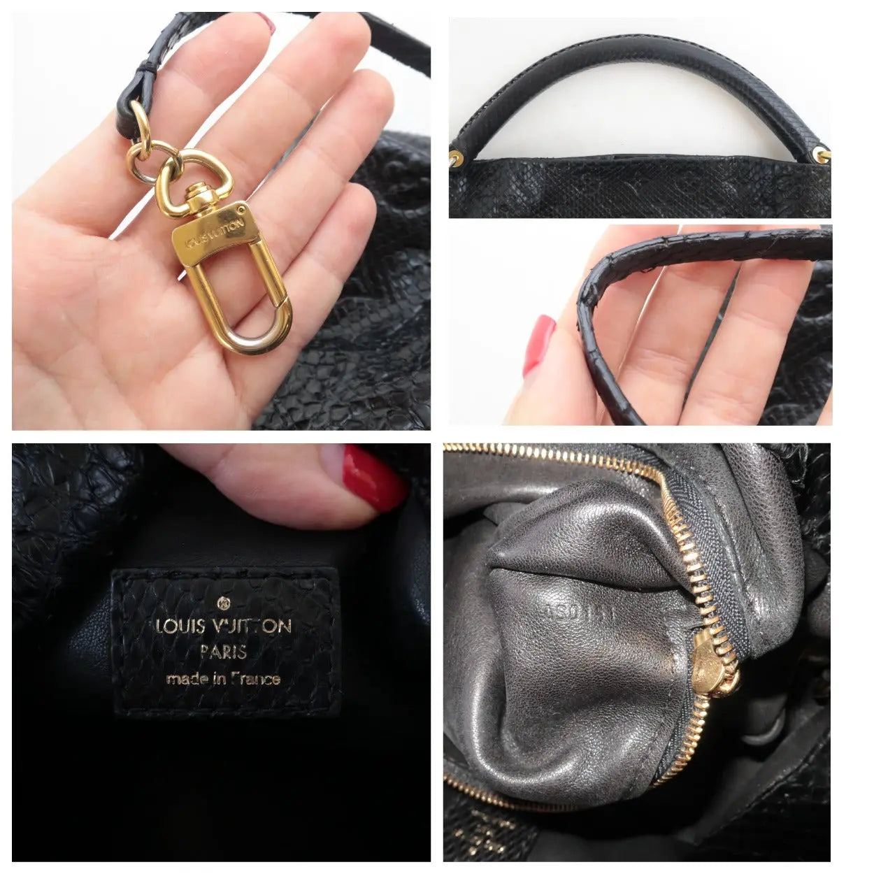 Louis Vuitton Noir Python Limited Edition Artsy MM Bag Louis Vuitton | The  Luxury Closet