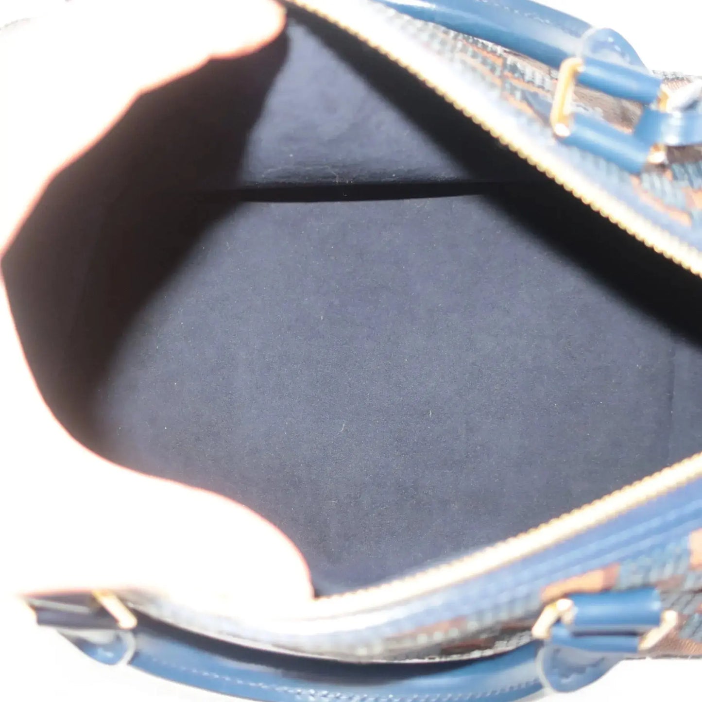 Louis Vuitton Louis Vuitton Limited Edition Blue Damier Paillettes Speedy 30 Bag LVBagaholic