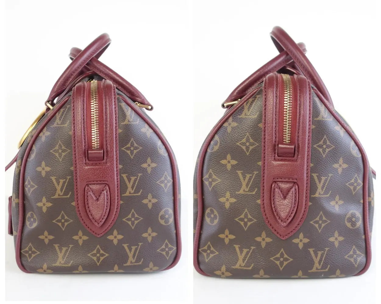 Louis Vuitton Limited Edition Bordeaux Golden Arrow Speedy Bag - Yoogi's  Closet