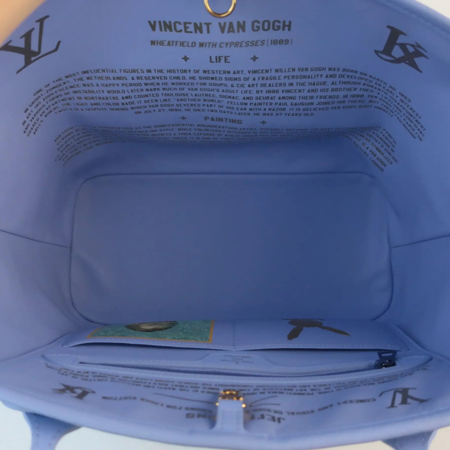 Louis Vuitton neverfull jeff koons van gogh Blue ref.51370 - Joli Closet