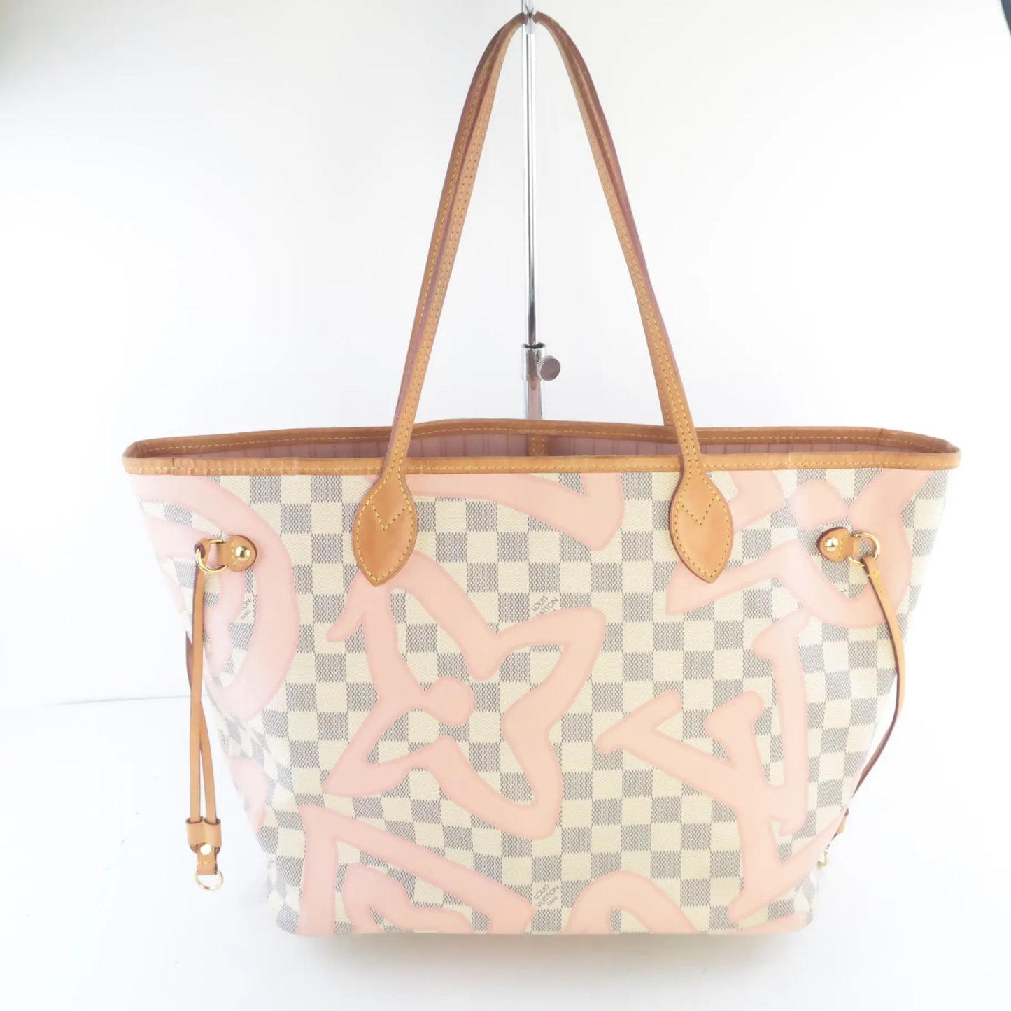 Louis Vuitton Damier Azur Tahitienne Neverfull Bag Tote MM LE at
