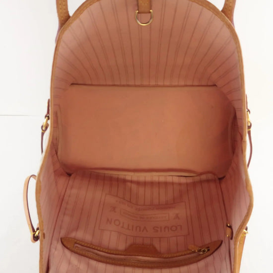 Cargar imagen en el visor de la galería, Louis Vuitton Louis Vuitton Limited Edition Damier Azur Tahitienne Neverfull MM Shoulder bag with pouch LVBagaholic
