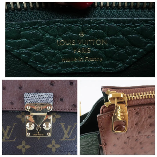 Louis Vuitton Louis Vuitton Limited Edition Exotics Ostrich Le Majestueux Shoulder Bag LVBagaholic