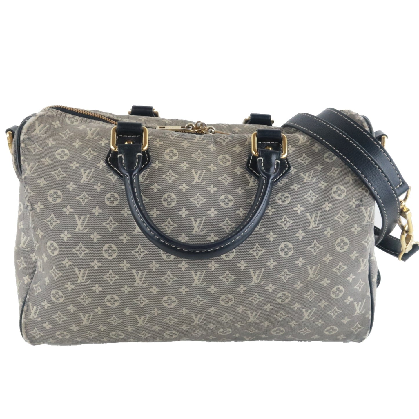 Louis Vuitton Louis Vuitton Limited Edition Mini Lin Speedy Bandouliere Denim Bag LVBagaholic