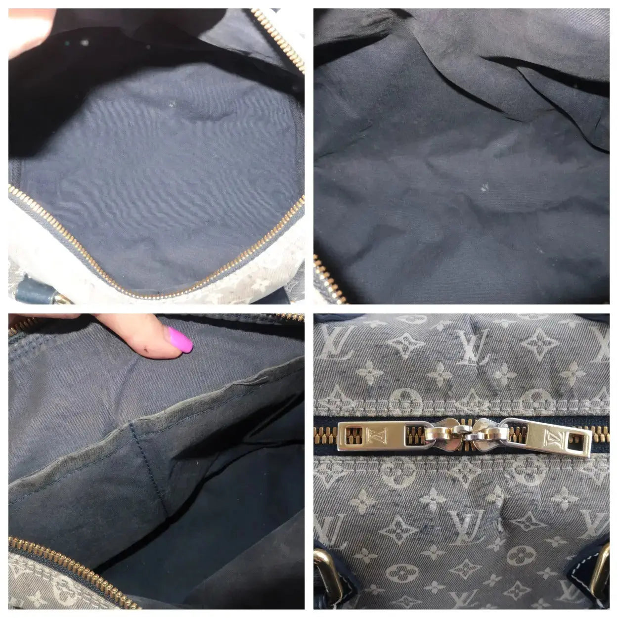 Louis Vuitton Mini Lin Speedy Bandouliere Denim Bag – Bagaholic
