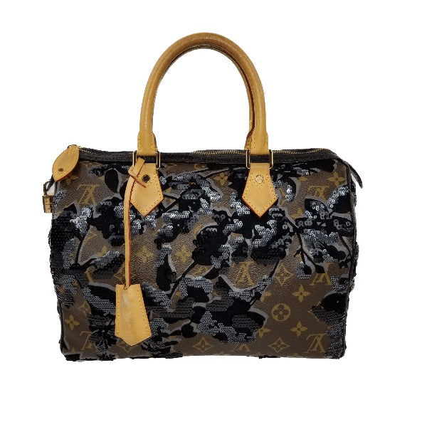 Louis Vuitton Louis Vuitton Limited Edition Monogram Fleur de Jais Speedy 30 Bag LVBagaholic