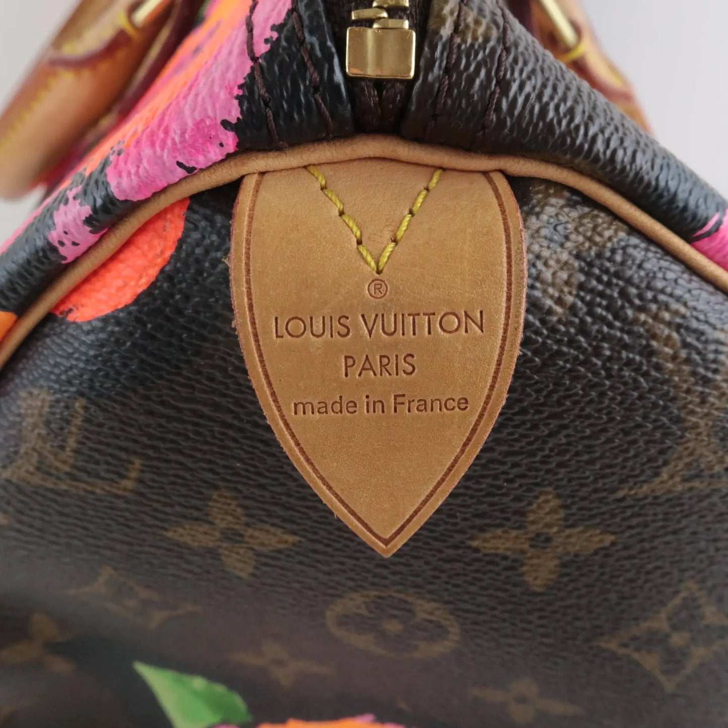 Louis Vuitton Louis Vuitton Limited Edition Stephen Sprouse Monogram Canvas Roses Speedy 30 Bag LVBagaholic