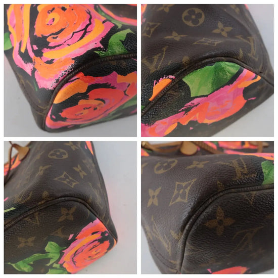 Load image into Gallery viewer, Louis Vuitton Louis Vuitton Limited Edition Stephen Sprouse Roses Neverfull MM Bag (730) LVBagaholic
