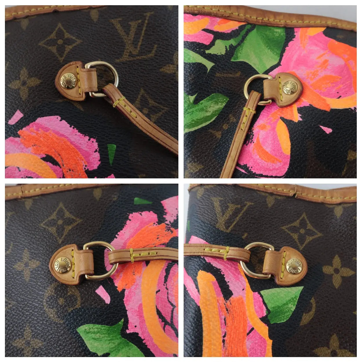 Load image into Gallery viewer, Louis Vuitton Louis Vuitton Limited Edition Stephen Sprouse Roses Neverfull MM Bag (730) LVBagaholic
