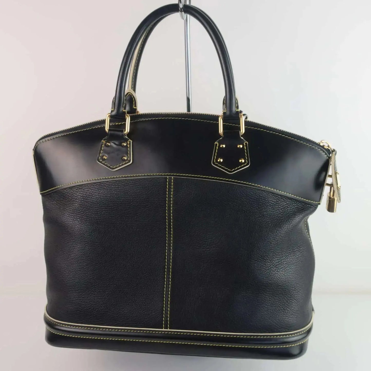 Louis Vuitton Louis Vuitton Lockit MM Suhali Leather Handbag LVBagaholic
