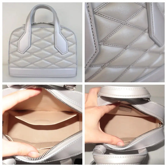 Load image into Gallery viewer, Louis Vuitton Louis Vuitton Malletage Dora Silver Crossbody bag LVBagaholic
