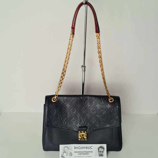 Authentic Louis Vuitton Marine Monogram Empreinte Leather St Germain PM  Size Flap Chain Shoulder/Crossbody Bag, Luxury, Bags & Wallets on Carousell