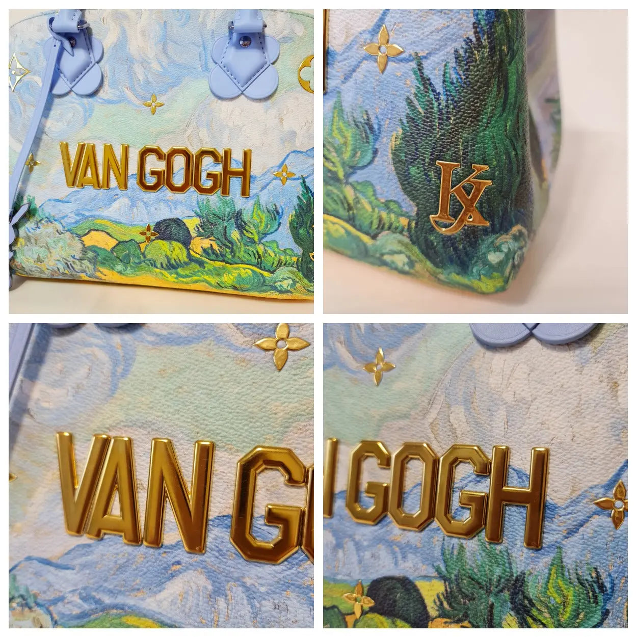 LOUIS VUITTON Montaigne MM Van Gogh Masters LV X Koon Shoulder Bag JV1012
