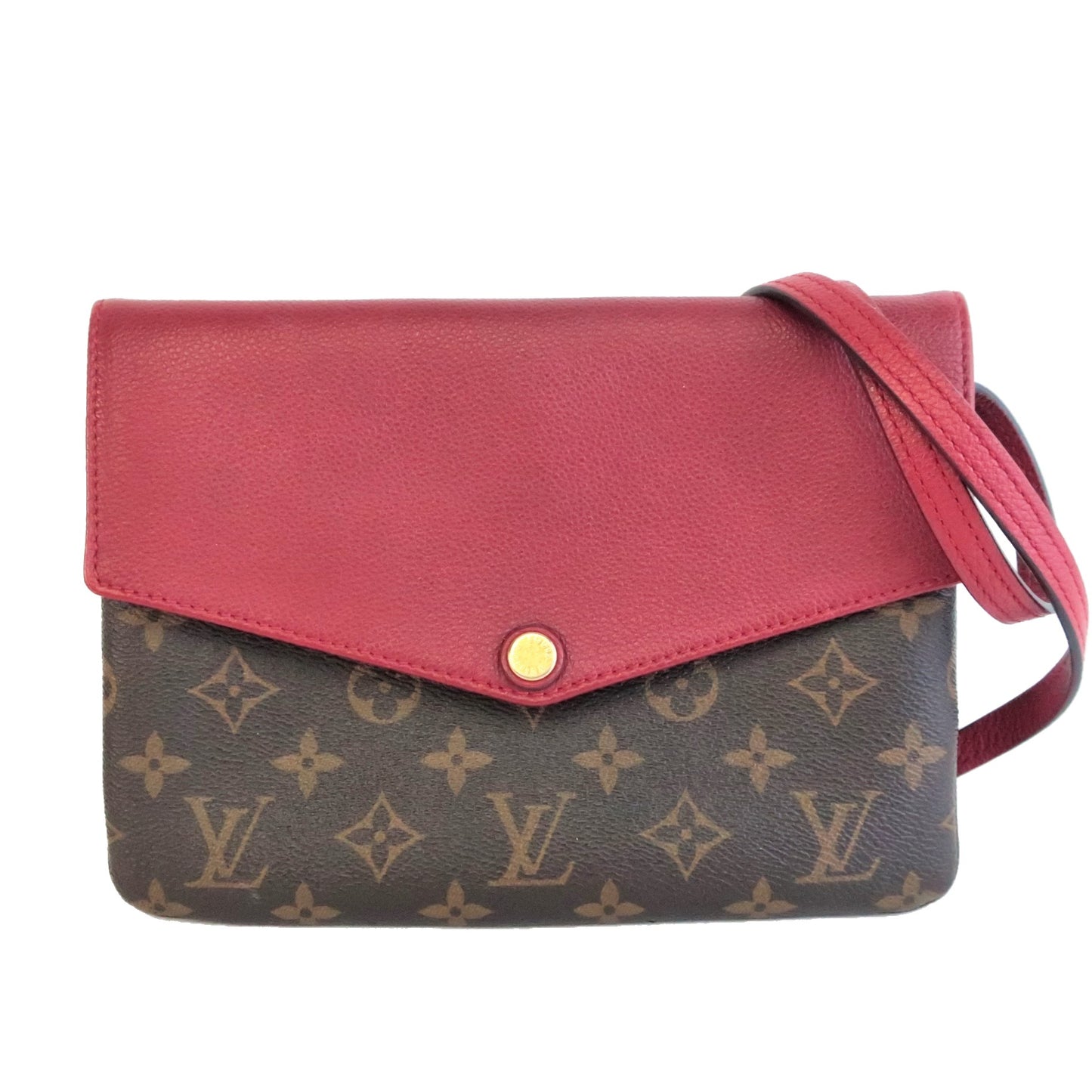 Louis Vuitton Twice Crossbody Brown Canvas/Leather for sale online